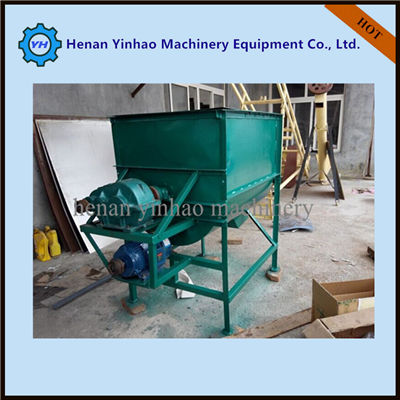 cattlegoatpig feed mixer double shafts paddle mixing machine