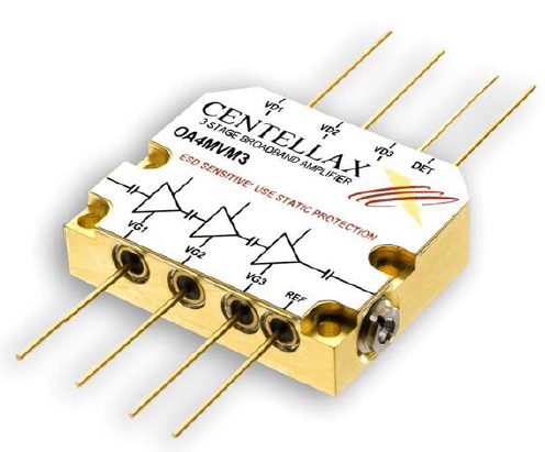 40Gbps LiNbO3 Modulator Driver Centellax OA4MVM32 75V RF Amplifier