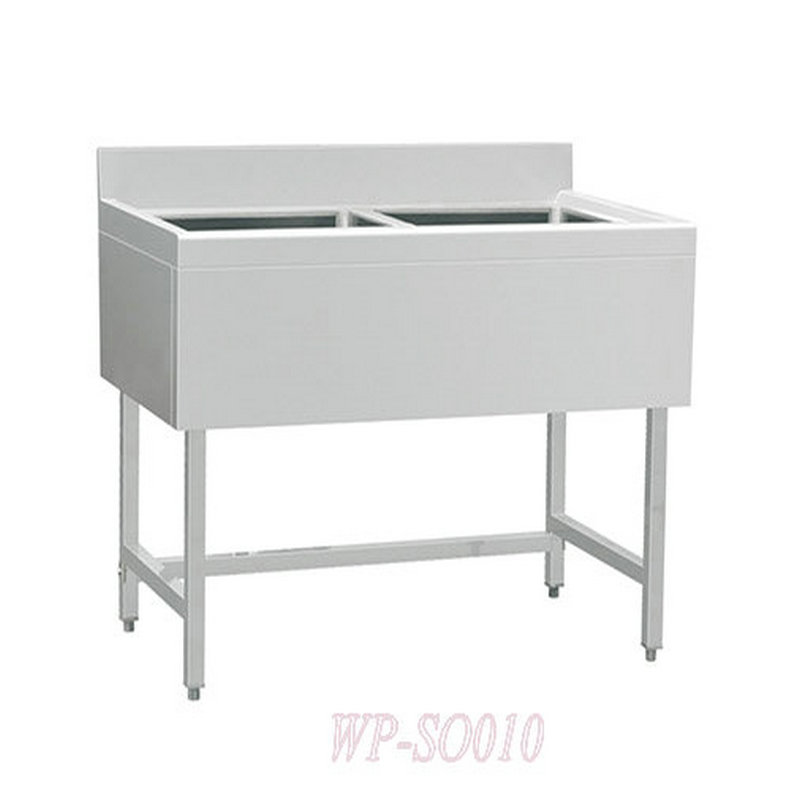 Stainless Steel Double Sinks withWithout Under ShelfEuropean Style