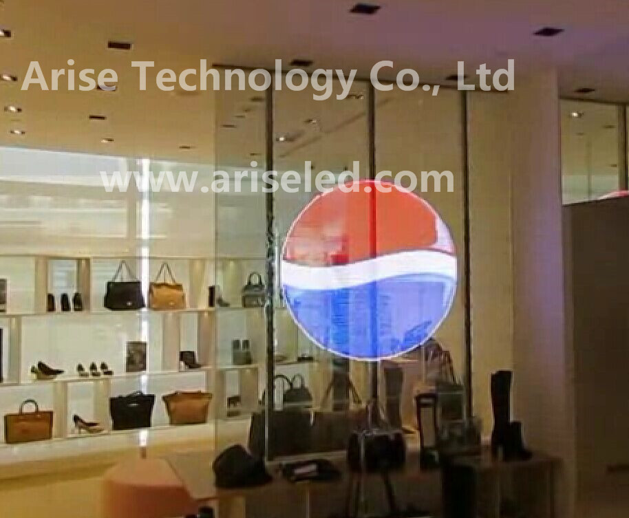 Transparent LED Display H391mm V781mmAEISELED Glass Window Led Displays p391P781P8P10mm