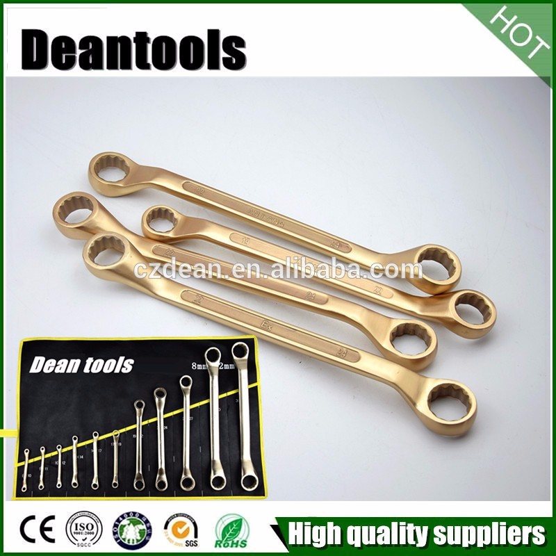 Non Sparking Aluminum Bronze Offset Double Box Wrench 5576570mm