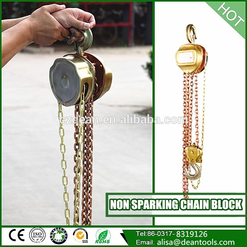 non sparking chain block