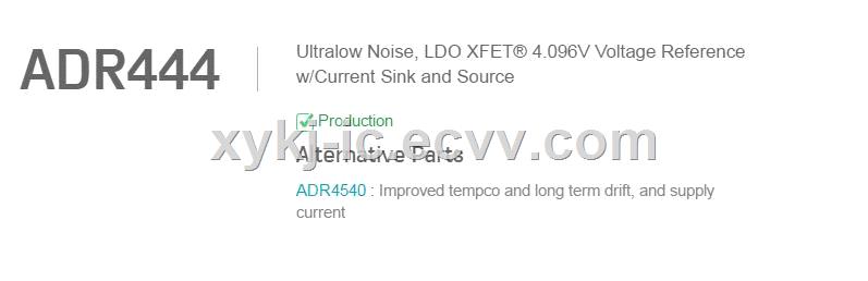 ADR444BRZ ADI Ultralow Noise LDO XFET 4096V Voltage Reference wCurrent Sink and Source
