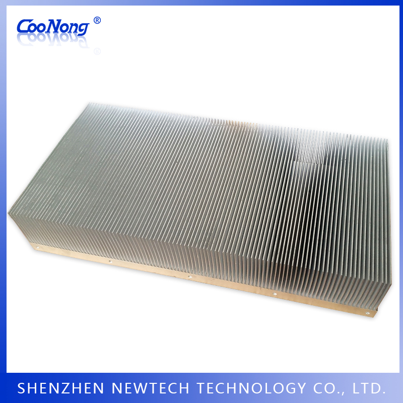 Hot selling aluminum Skive technology custom high power IGBTAPF large heat sink with heat pipe