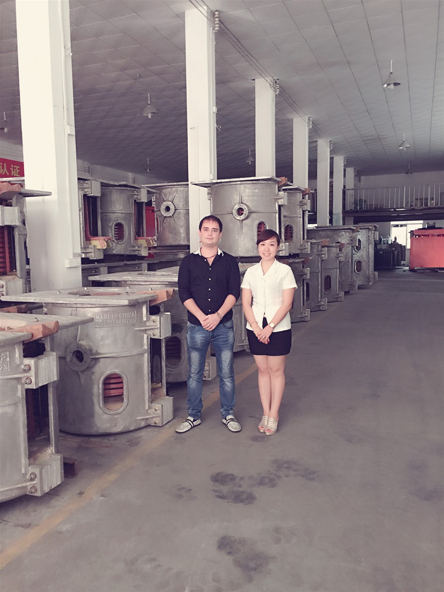 Induction Furnace for aluminum melting 250kg