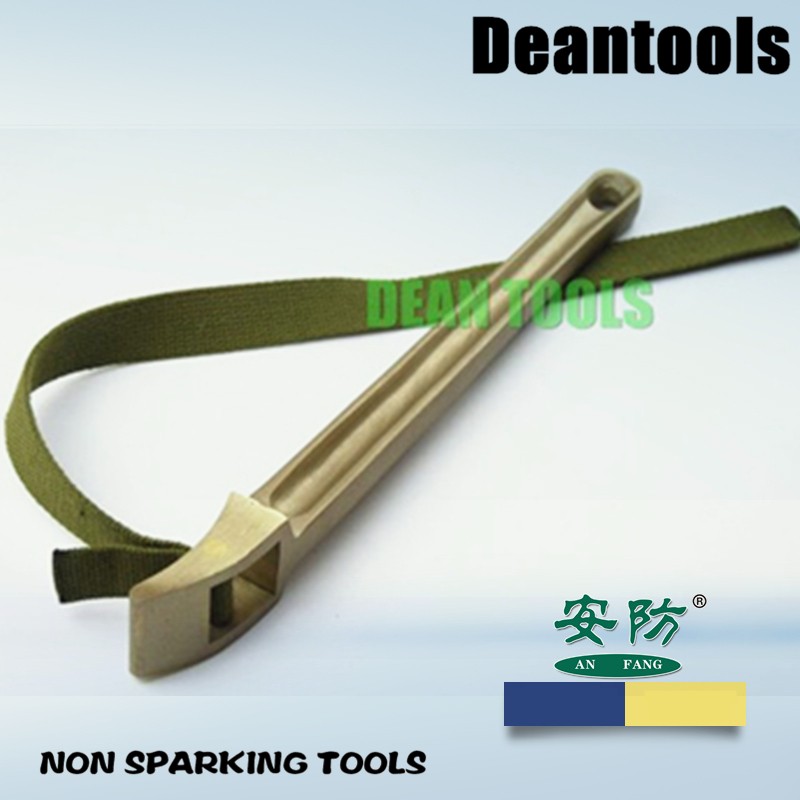 Non Sparking Aluminum Copper Belt Pipe Wrench With Strap Long 425300mm Max D100mm