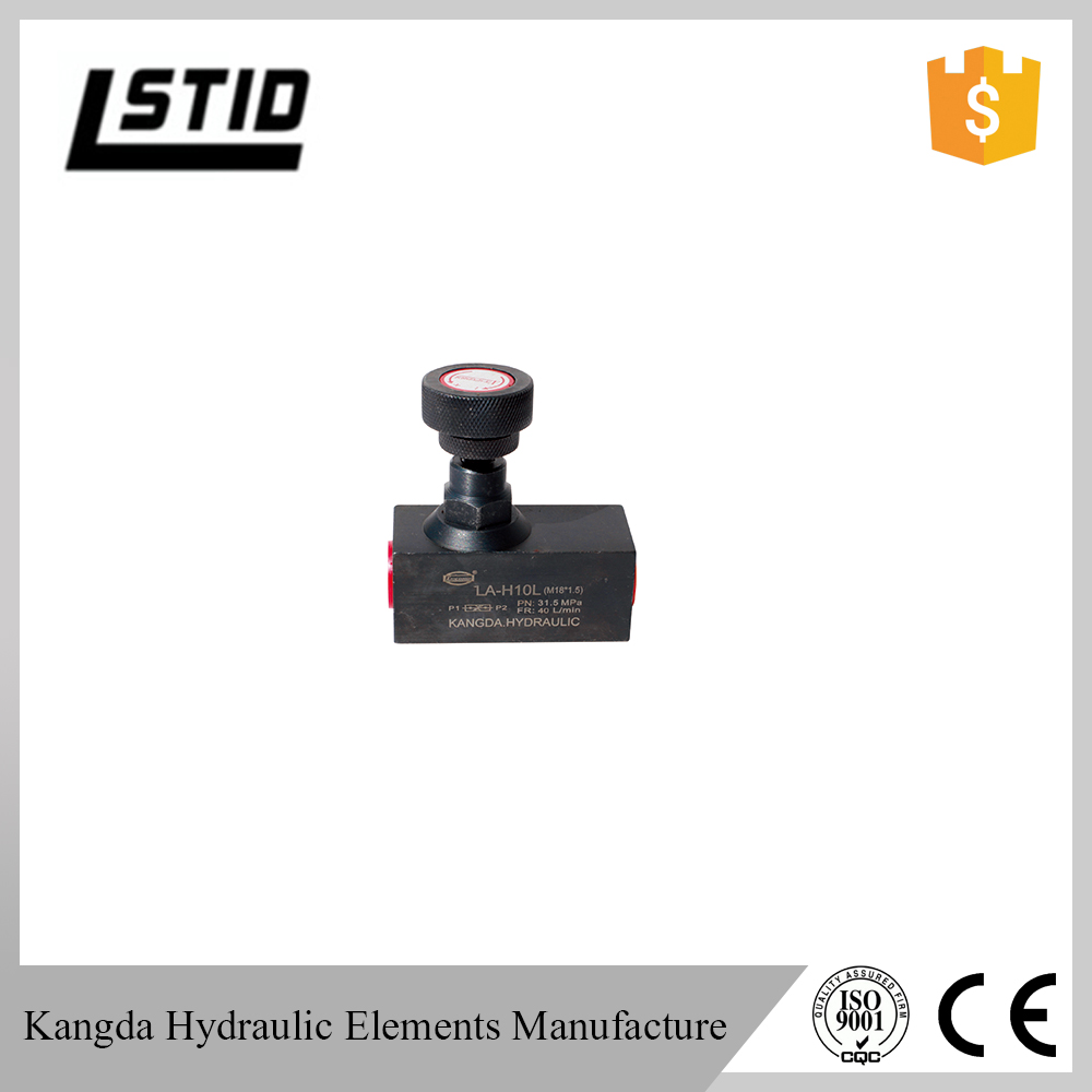 LAH10L throttle and check valve flow control valve hydraulic