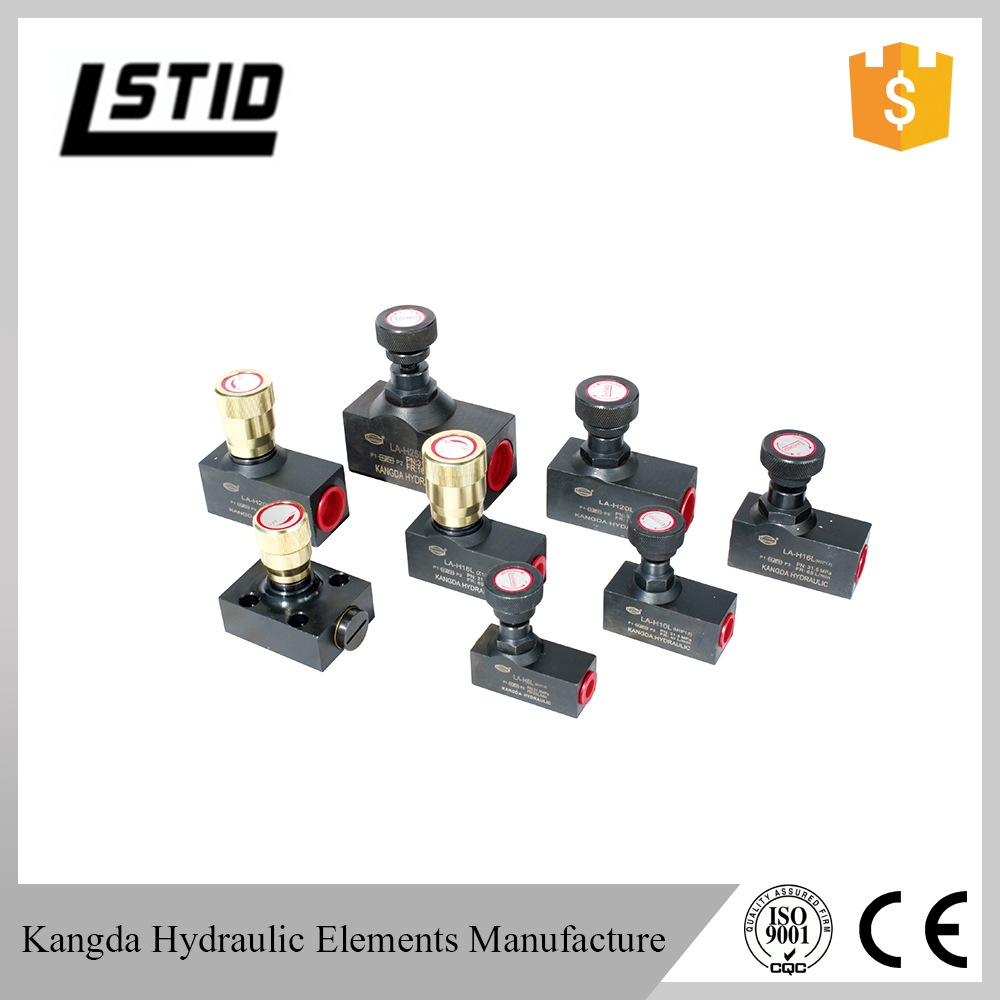 LAH10L throttle and check valve flow control valve hydraulic