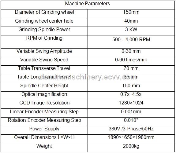 direct manufacture PCD PCBN inserts diamond tool grinding machine