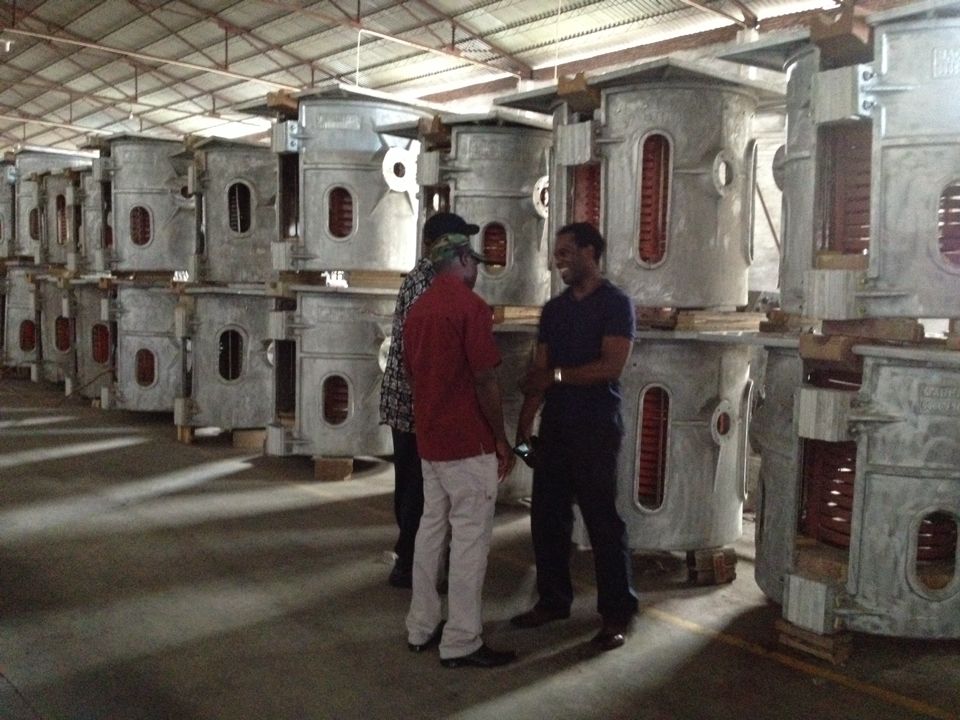 gold copper silver aluminum iron steel induction melting furnace 3000kg