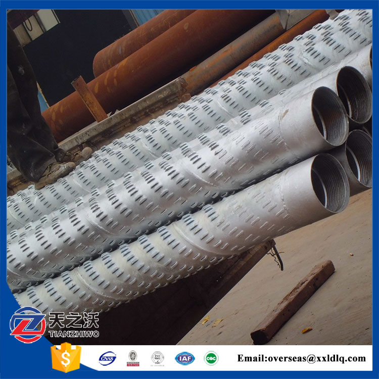Bridge slotted stainless steel 304 pipe for deep wells