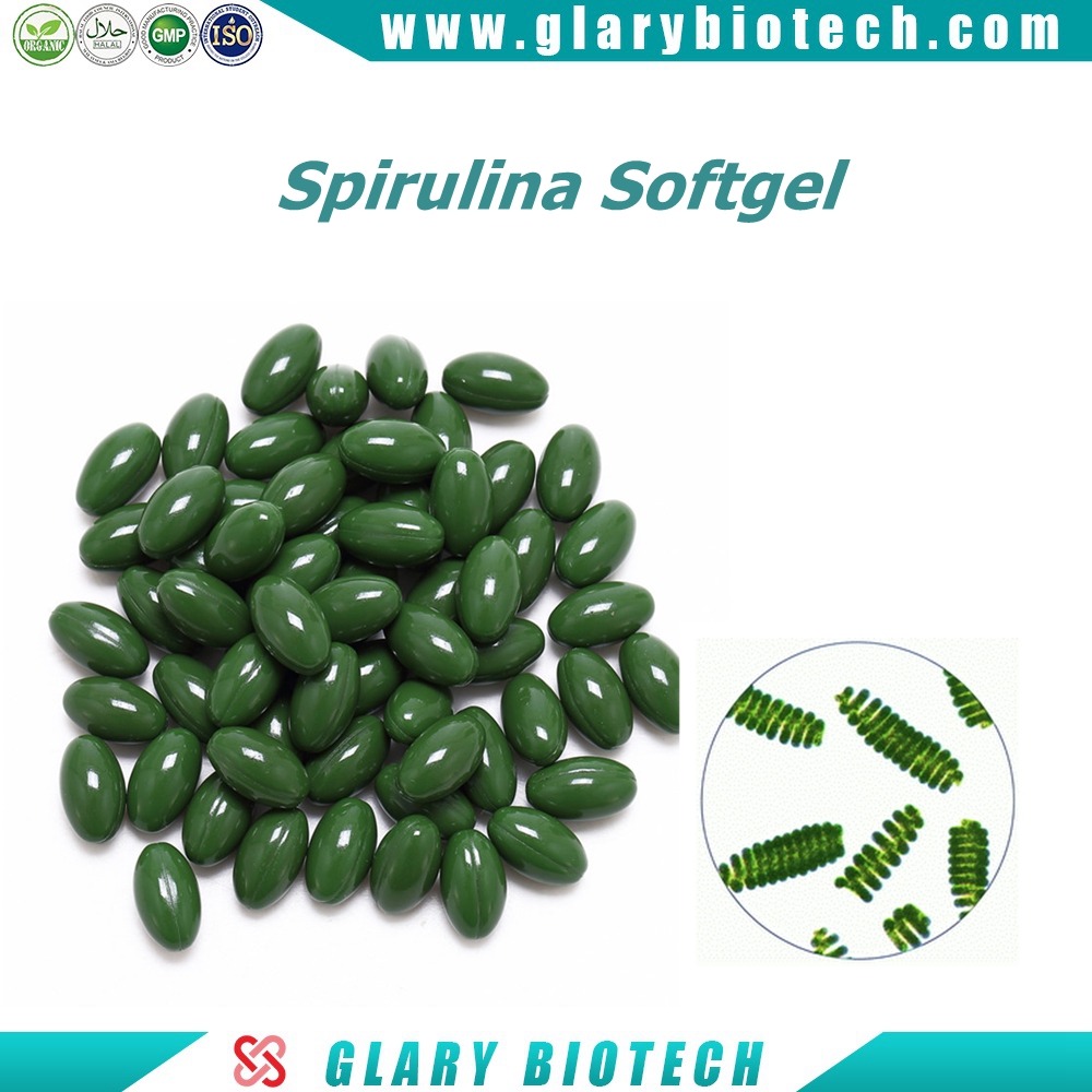 Spirulina Softgel 250mg500mg for body slimming losing weight