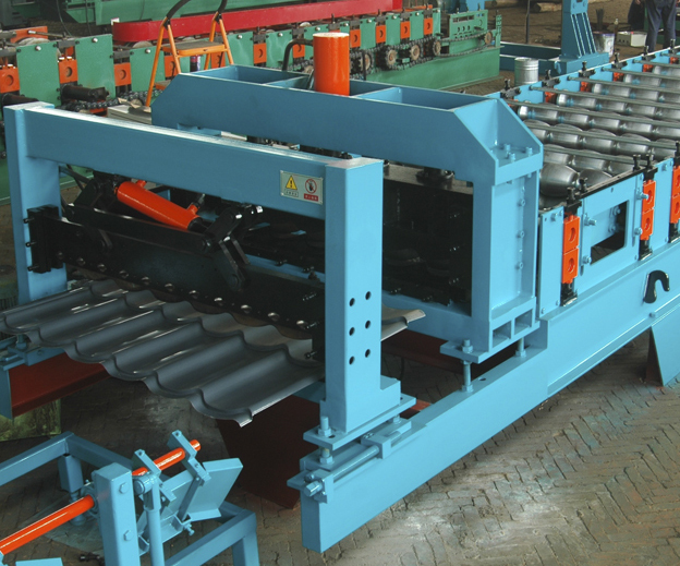 Glazed Tile Roll Forming Machine for Color Steel Roof Tile