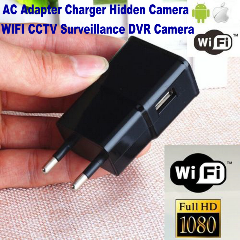1080P HD 8GB WIFI SPY IP Camera Hidden EUUS Wall Charger Adapter Plug Home Security CCTV Surveillance Nanny DVR