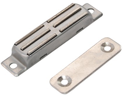 Stainless steel magnetic door catcher