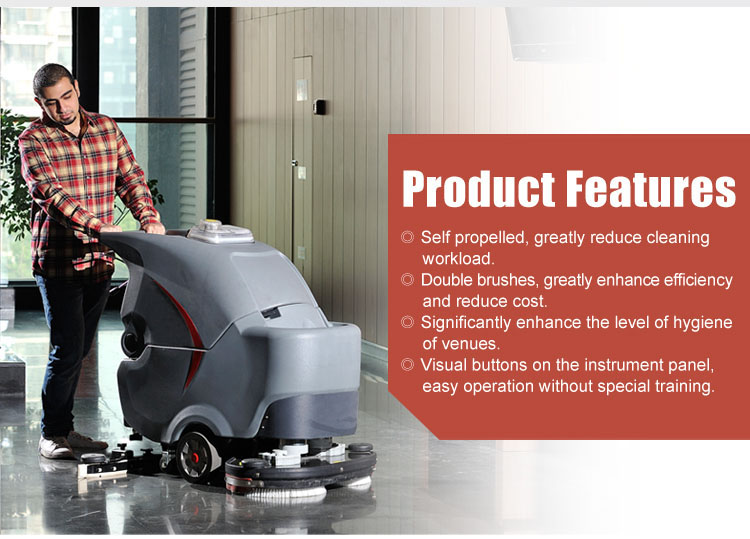 D70BT DOUBLE BRUSH AUTO FLOOR SCRUBBER