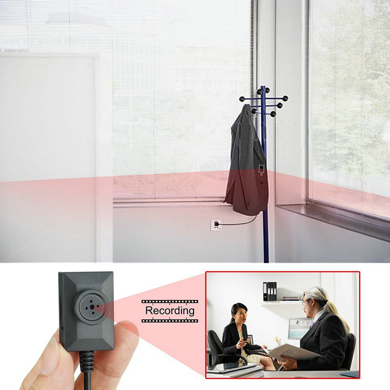 Mini Spy Covert Shirt Button Camera Super 2 Meter Line Wearable Hidden USB Cable Video Recorder