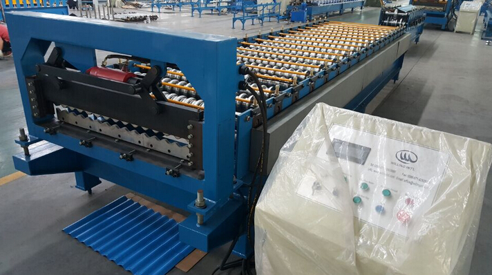 Small Corrugated Roof Panel Roll Forming Machine