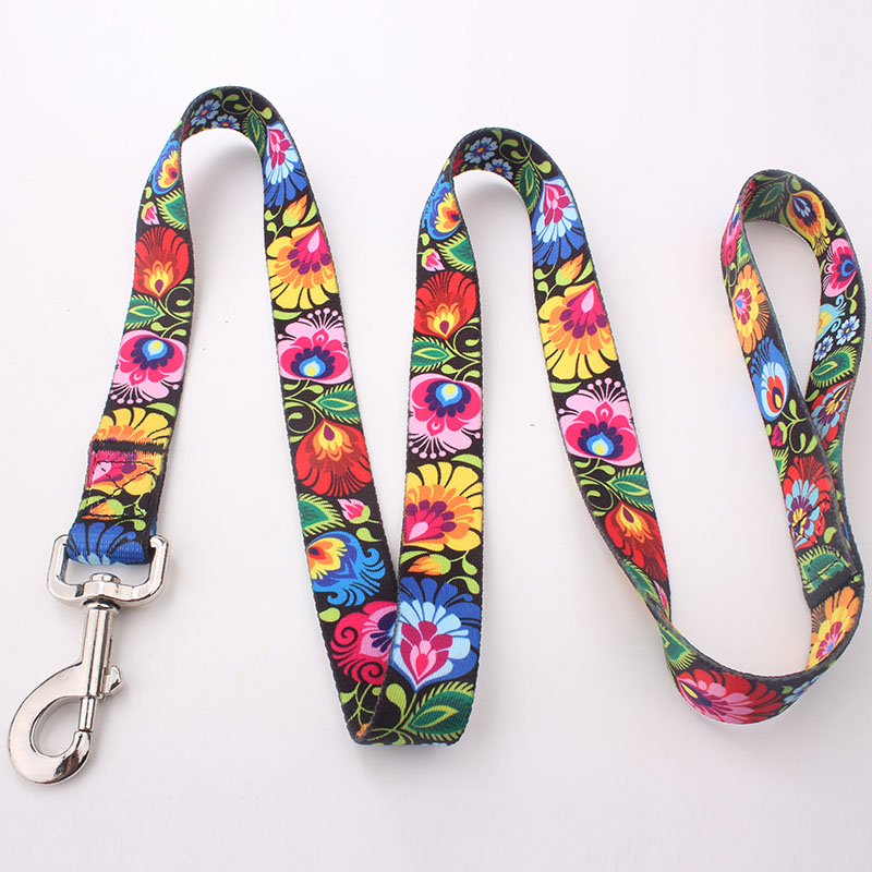 2017 personalized custom sublimation dog leash design free