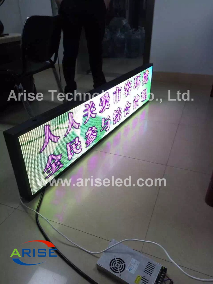 3G Wireless Wifi Taxi LED Display Full Color Double Sides Bus Led Display Screen P4 P5 P6