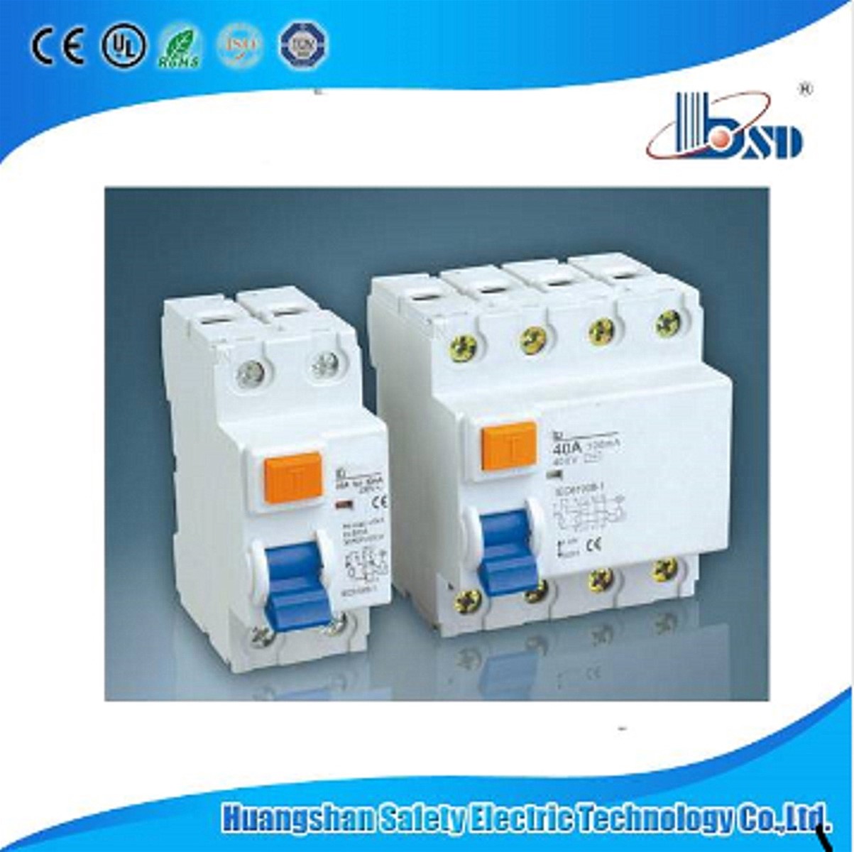 ID Electromagnetic Earth Leakage Circuit Breaker RCCB ID RCCB 63A CE