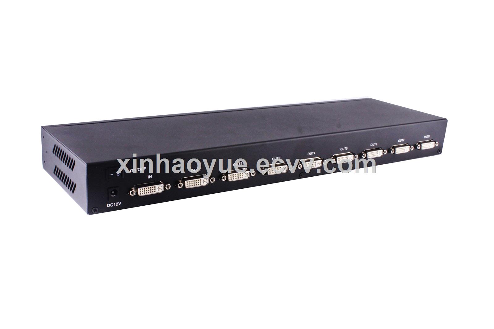 DVI Splitter 1x8 DVI Splitter 1 in 8 out 8 port DVI Splitter