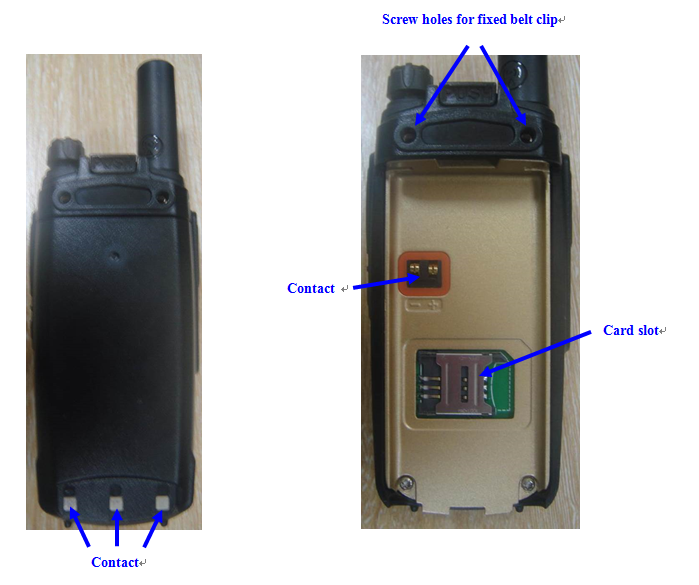 WCDMAGSM SIM card H3 two way radios walkie talkie