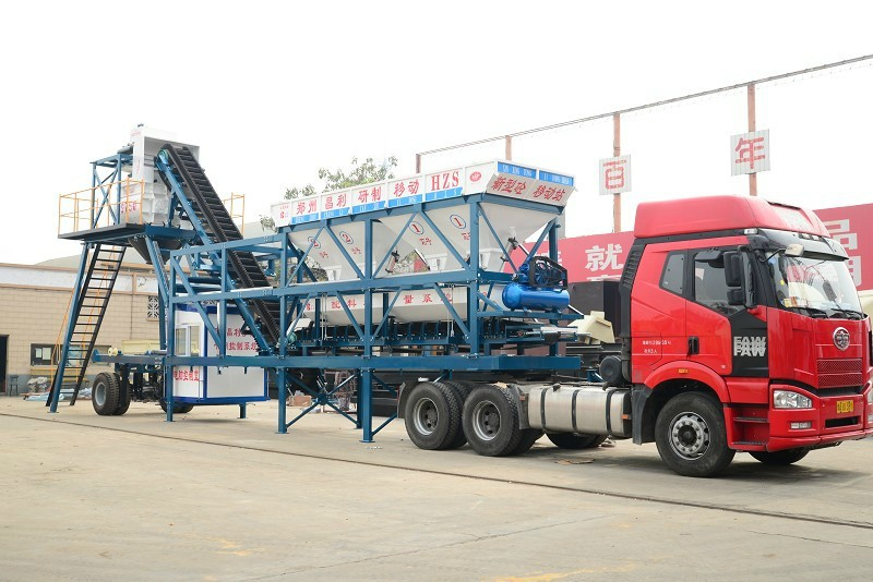 High Production Movable Batching Plant with Easy Operation