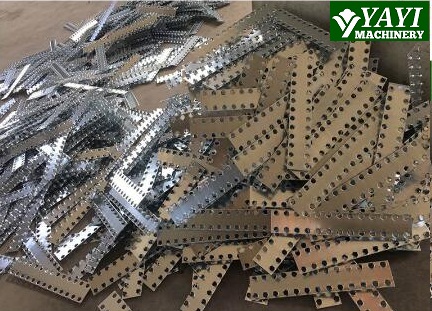 no nail crate double hole steel strip machine
