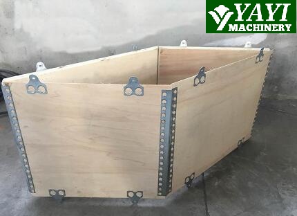 no nail crate double hole steel strip machine