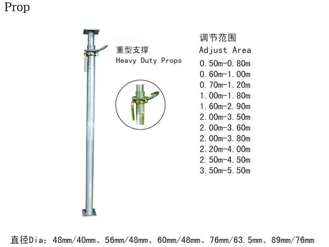 Scaffolding Steel Props