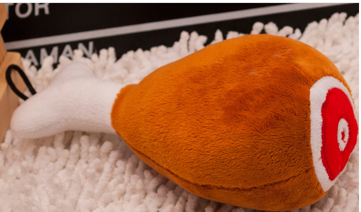 pet toy dog cat bite toy chicken plush toy with sound
