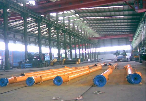 Long Lifetime Spiral Conveyor with Wear Resistant Screws