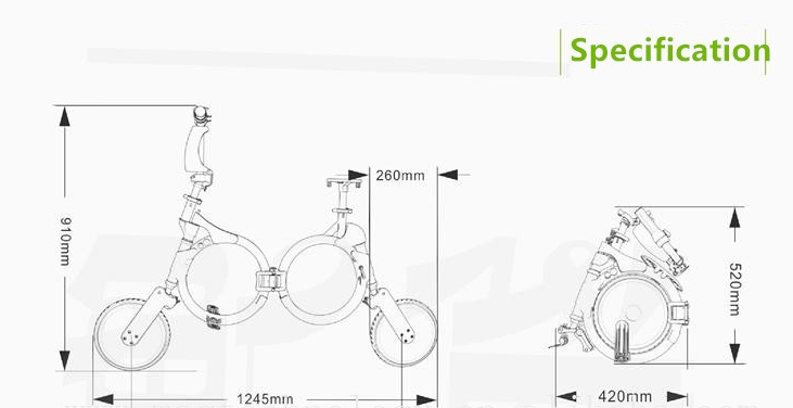 QQ Smart Folding E scooter