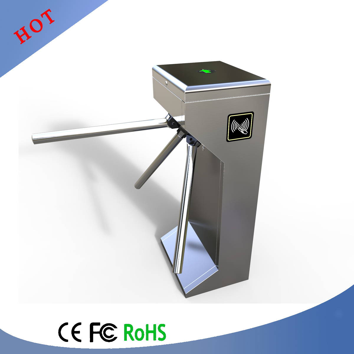 Vertical Type Access Control System for Entrance, Tripod Turnstile