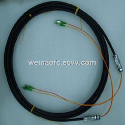WaterProof Patch Cord FCAPCFCAPC Singlemode 4 Cores PE Jacket