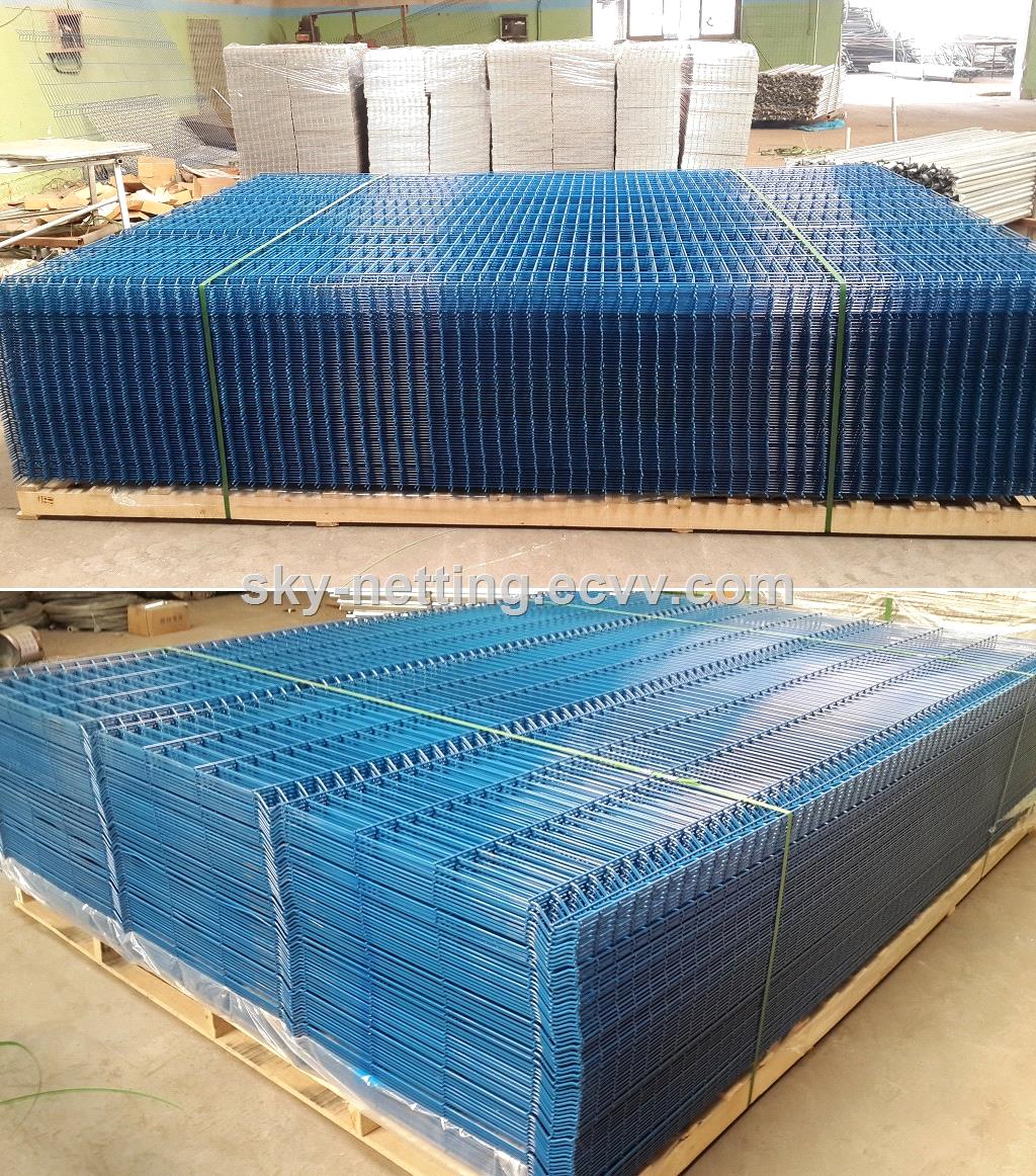 PVC coated fence3D welded fencegalvanized wire mesh fencecurved panel fencezoo fencegarden fence