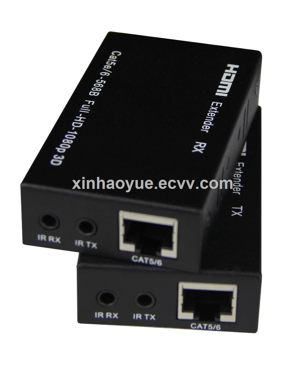 60M HDMI Extender over single cat 5E6 Support 3D 1080PBidirectional IR control