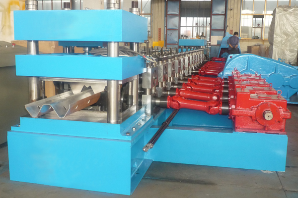 2 Waves Universal Gearbox Guardrail Roll Forming Machine