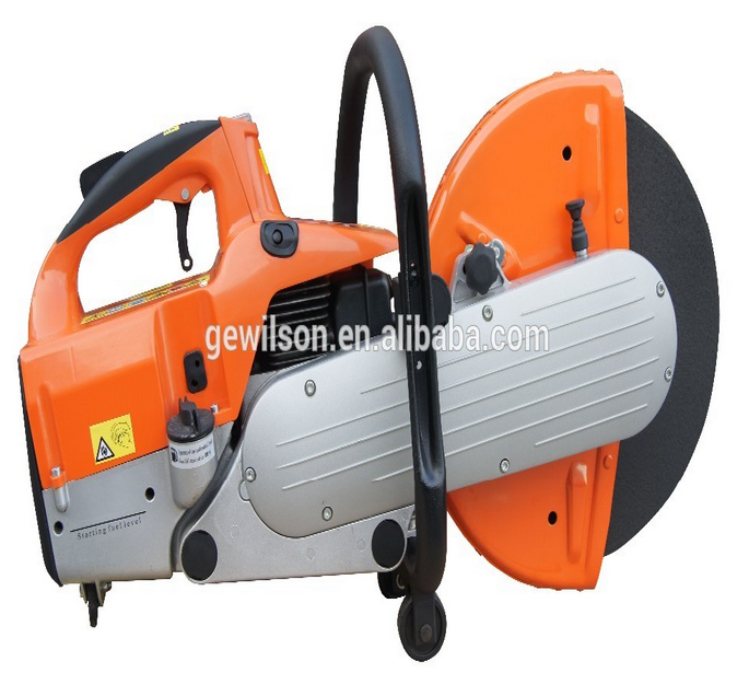 Balde diameter 350 mm portable handheld concrete cutter saw machine with adjustable handle