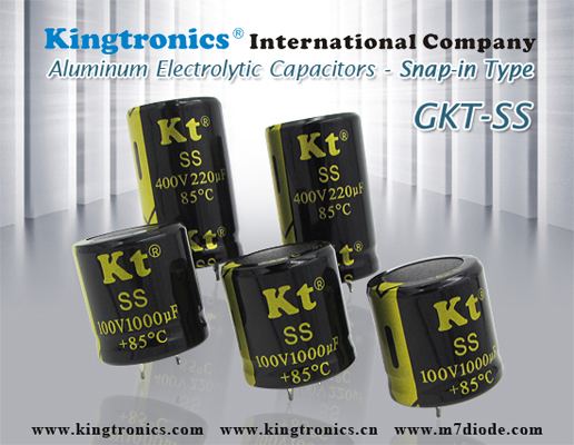 Kt Kingtronics Aluminum Electrolytic Capacitors Snapin Type GKTSS