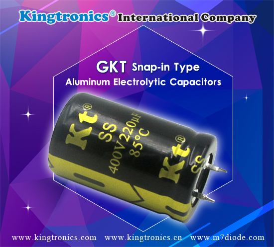 Kt Kingtronics GKTSS Aluminum Electrolytic Capacitors Snapin Type