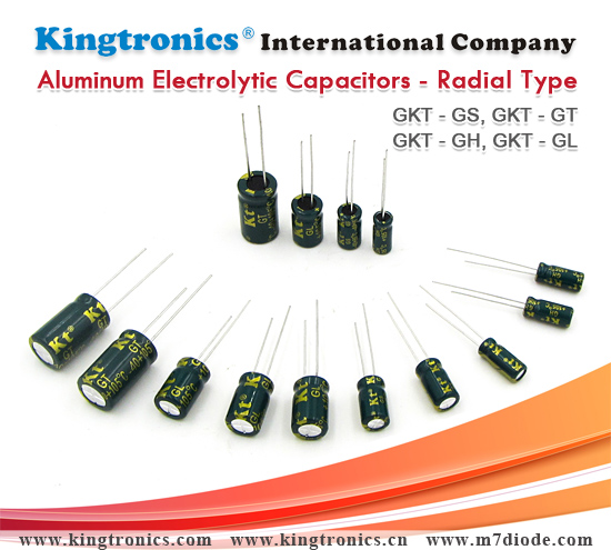 Kt Kingtronics Top 4 Radial Type Aluminum Electrolytic Capacitors