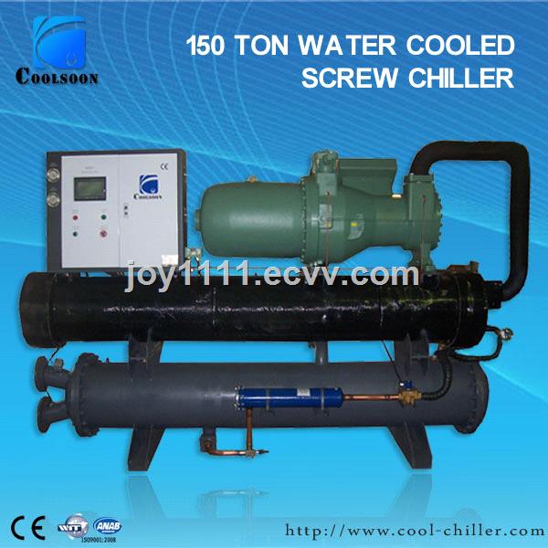 Water cooled screw chiller