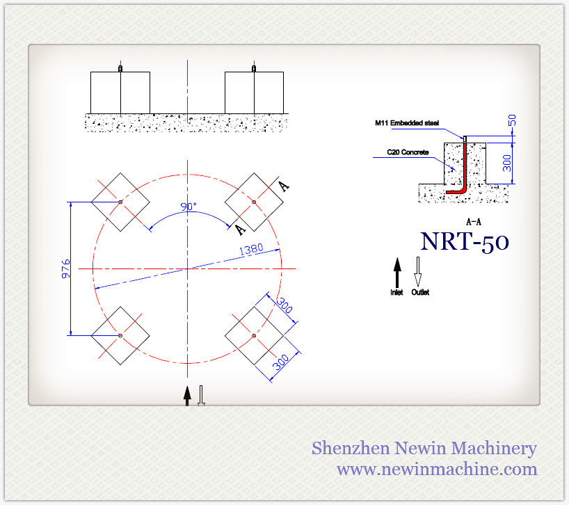 FRP Open Round Water Cooling Tower NRT50