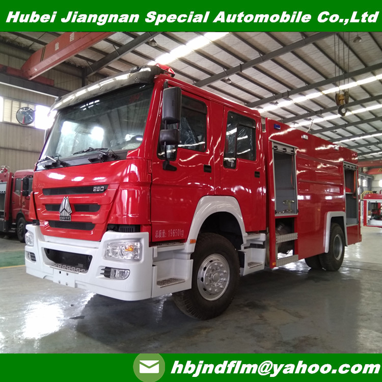 China sinotruck 8000liters fire fighting water truck