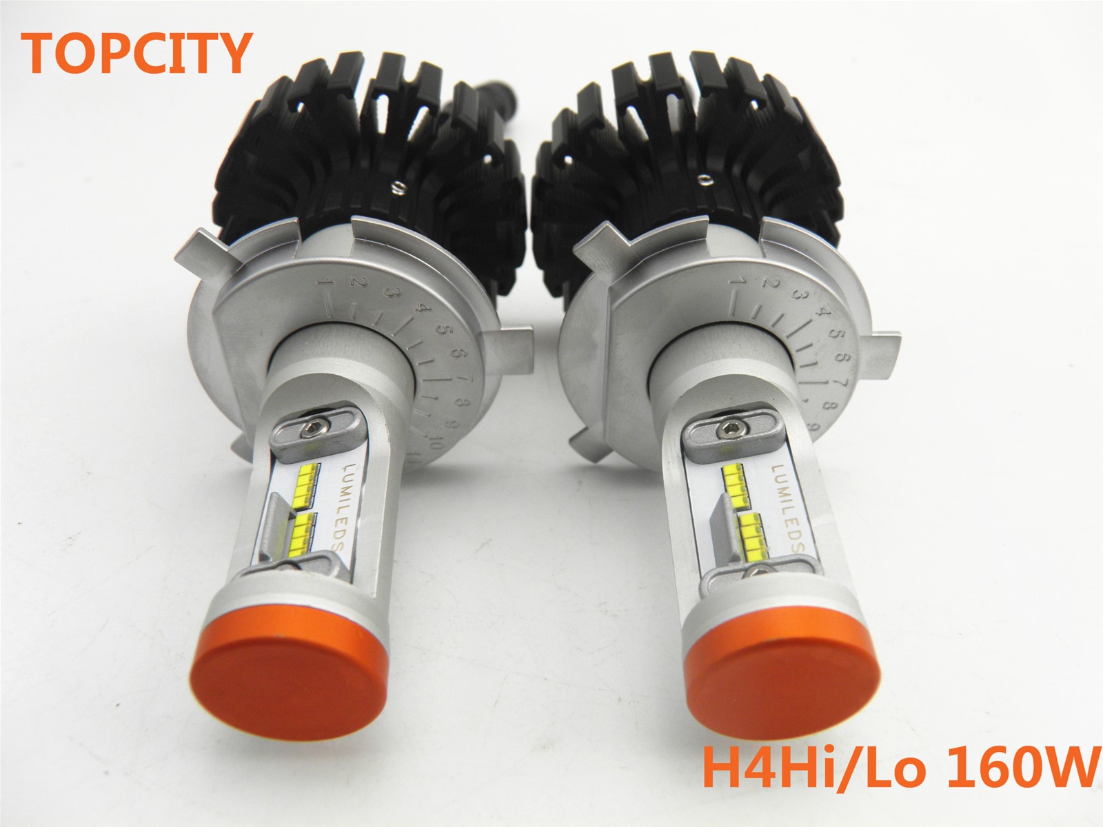 Automechanika 6000 lumen H4 led car headlight conversion kits H4HiLo 160W