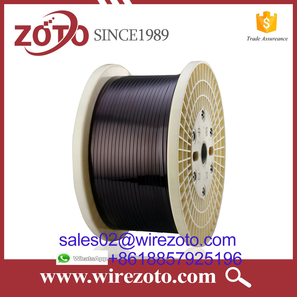 Top Quality Enamel Winding FlatRectangular Electrical wire For Motor Transformers Welder AWG SWG PEW EIW