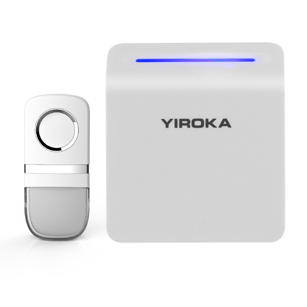 YIROKA best wireless doorbell battery free doorbell 3 grade volume adjusting