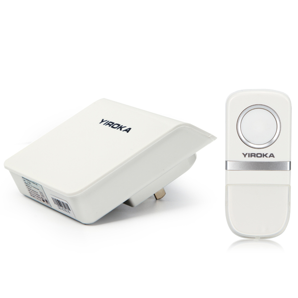 YIROKA best wireless doorbell battery free doorbell 3 grade volume adjusting